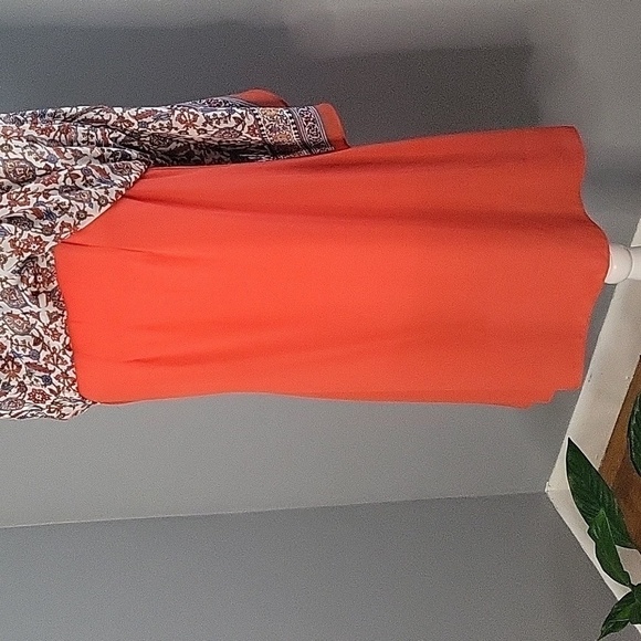 Max Studio Scoop Neck Lined Pull Over Figure Flattering Swing Dress - Size S - Picture 7 of 10